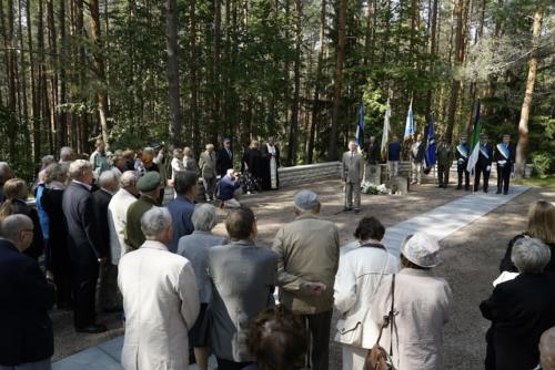 30.07.2019 Metsakalmistul K.Pätsi küüditamise 79 aastapäeval Trivimi Velliste kõneleb